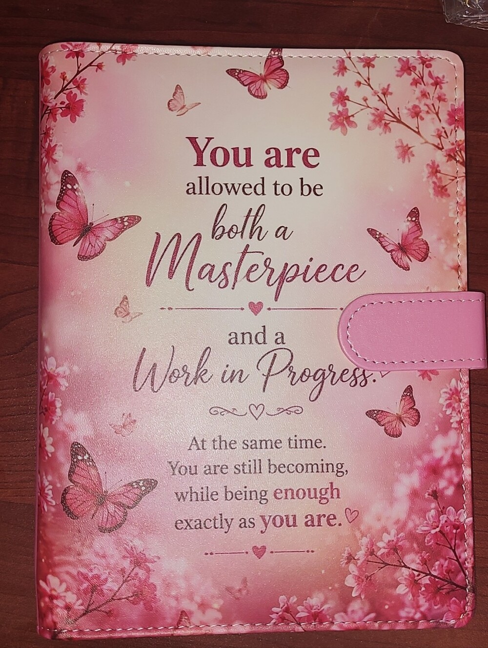 New! A5 Inspirational Binder Notebook With Paper, Acrylic Divider Set